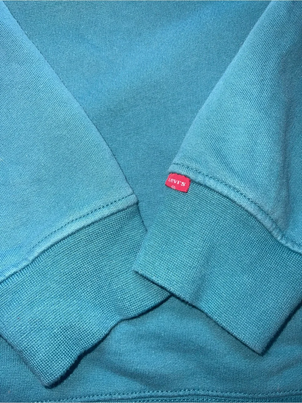 Levi's Men's Teal Blue Crewneck Sweatshirt